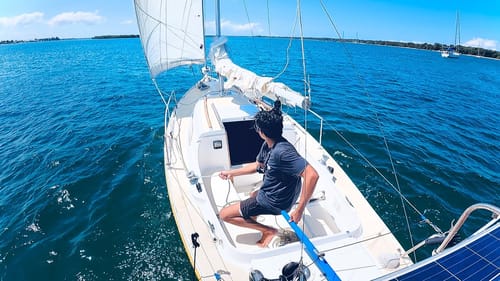 I Bought A Small Sail Boat - "Misty" The Ocean Tiny Home