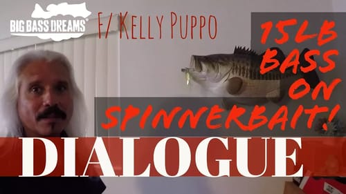 15 pound bass on a spinnerbait!  Dialogue Intro to Kelly Puppo & his PB