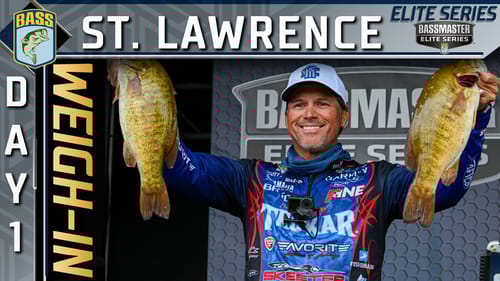 Weigh-in: Day 1 of Bassmaster Elite at the St. Lawrence River