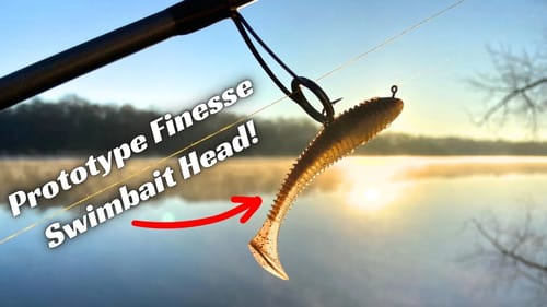 Prototype Testing A New Finesse Swimbait Hook! It’s so Good!!!