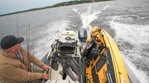 I Hope This Works Out... | Towing Kayaks to Remote Fishing Water