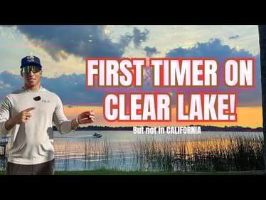 MY FIRST TIME EVER FISHING CLEAR LAKE! | BASS FISHING | ORLANDO, FLORIDA #fishing #florida