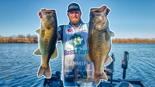 GIANT BASS Caught Using These Simple Winter Fishing TRICKS