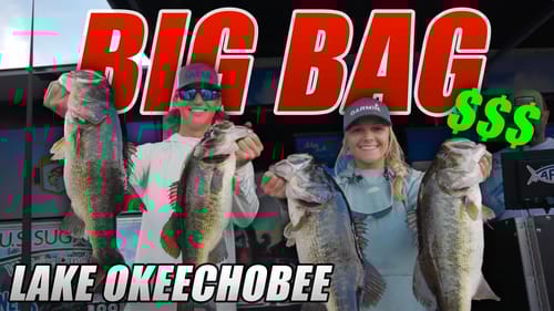 Our BIGGEST Tournament Bag EVER! - Florida Bass Nation High School Lake Okeechobee