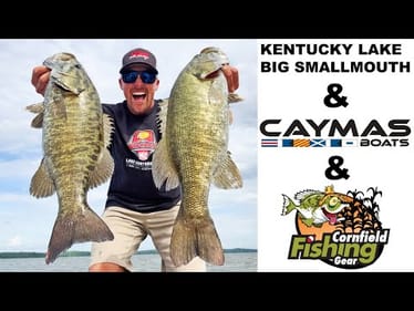 Catching BIG Smallmouth On KENTUCKY LAKE! + CAYMAS Boats Plant Tour