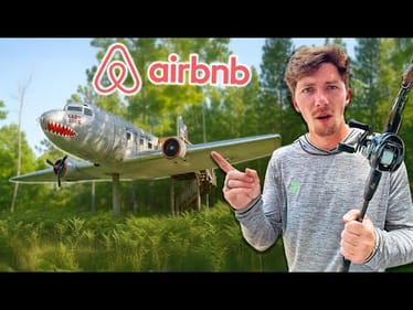 Renting an Airplane Airbnb Just To Fish a Private Pond!