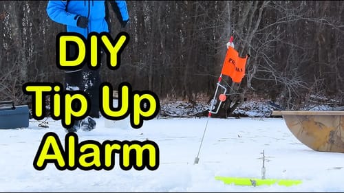 DIY Tip Up Alarm - Easy Ice Fishing Hack