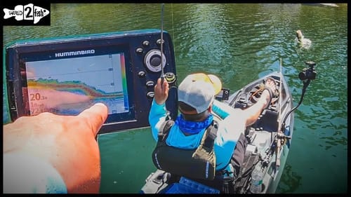 Texas-rigging Metro Grassline Bass (Kayak VLOG)