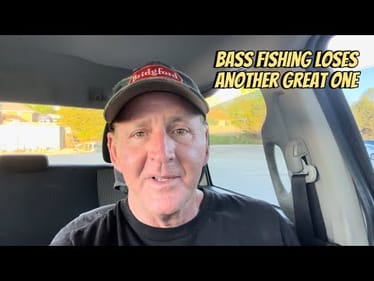 Bass Fishing Loses One Of The Greatest Anglers In History This Week…