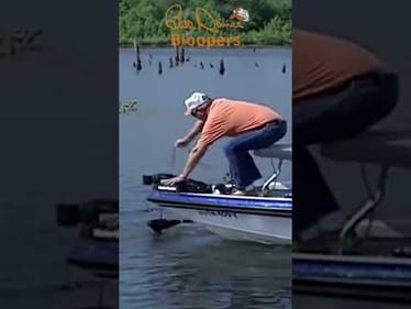 That trolling motor sure got away from me! 😳 😂