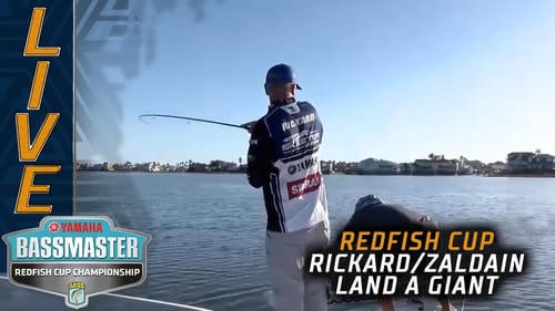 Ryan Rickard lands a giant with Chris Zaldian (REDFISH CUP CHAMPIONSHIP)