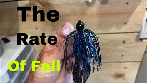 GREAT Anglers Understand Lure Fall Rates…Low-Skilled Anglers Ignore The Topic…