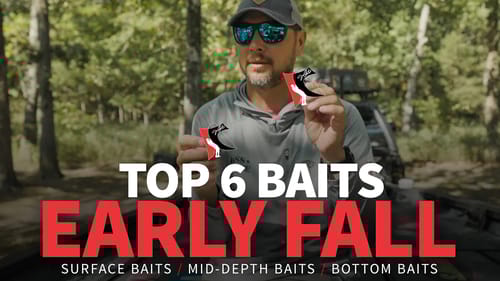 TOP 6 Baits for EARLY Fall (Surface, Mid-Depth, Bottom)