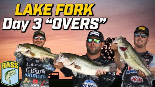 Three Bassmaster anglers bring in OVERS at Lake Fork on Day 3