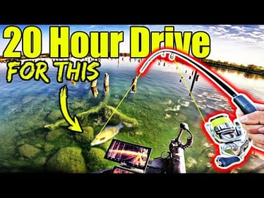 I Drove 20 HOURS to Fish this Crystal Clear Pond!