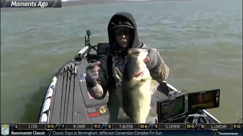 Bite window opening up at Lake Guntersville