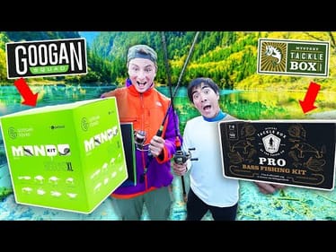 1v1 MYSTERY BOX Fishing Challenge For BIGGEST FISH! ft. @1Rod1ReelFishing