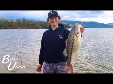 FAT WINTER SPOTTED BASS CAUGHT IN COLD MUDDY WATER