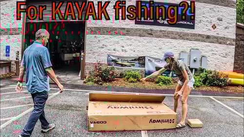 I got a NEW kayak FISHING accessory! (This might shock you)