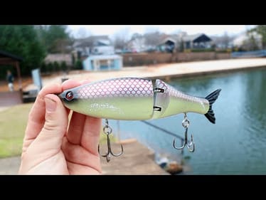 Hunting For GIANT Bass In URBAN PONDS! (Swimbait Fishing)