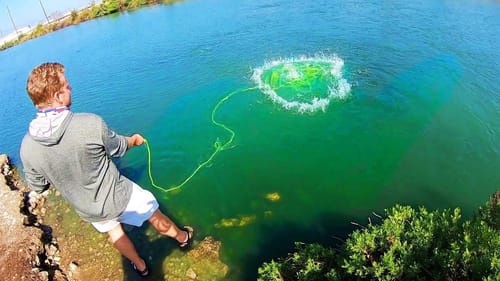 WE FOUND INSANE FISH in SALTWATER SPILLWAY!!