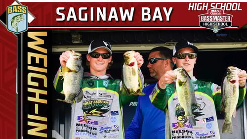 Weigh-in: 2022 Abu Garcia Bassmaster High School at Saginaw Bay