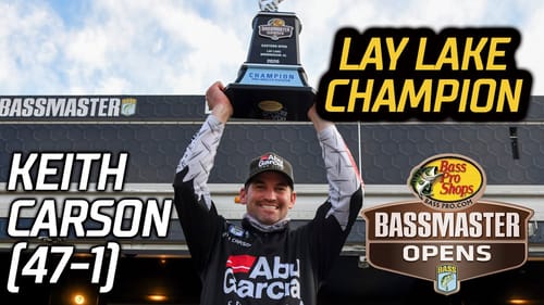 Keith Carson wins with 47 pounds, 1 ounce at Lay Lake (Bassmaster Eastern Open)