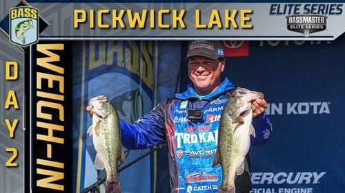 2021 Bassmaster Elite at Pickwick Lake, AL - Day 2 Weigh-In