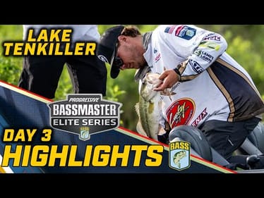Highlights: Day 3 of Bassmaster ELITE at Lake Tenkiller