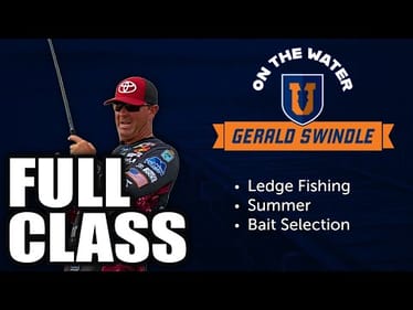 Gerald Swindle Learns You How To Catch Summer Bass (June, July & August Ledge Fishing Secret  Tips)