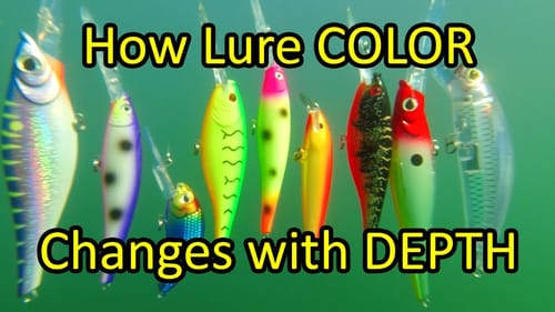 How Fishing Lure Color Changes With Water Depth