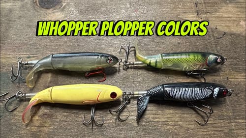 The Worst Mistake Most Anglers Make With Whopper Plopper Colors…