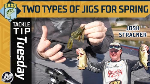 Two types of jig trailers for early spring fishing