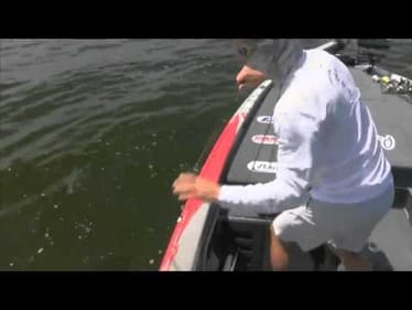 Chad Pipkens fired up over a big Chesapeake bass