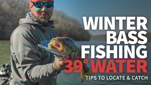 WINTER Bass Fishing in 39 DEGREE Water! 🥶