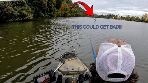 DOING SOME URBAN DOWNTOWN KAYAK FISHING!!!