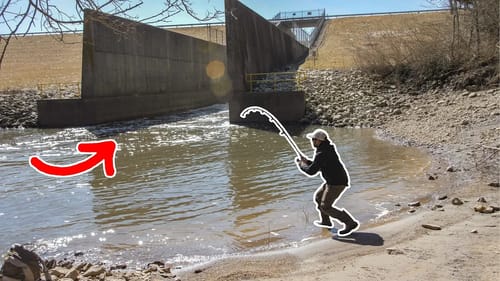 I Caught a GIANT Beneath POWER PLANT SPILLWAY!!! (New PB!)
