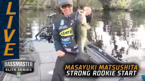 St. Johns River: Masayuki Matsushita connects with a good bass