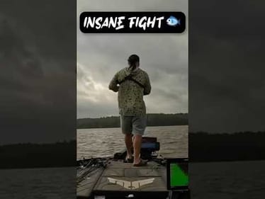 14 Pound Bass put up an insane fight!