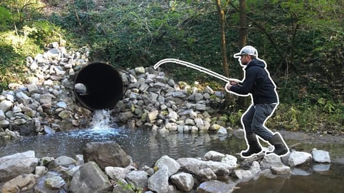 Tiny SPILLWAY HIDDEN in the WOODS!!! (Surprise Catch)