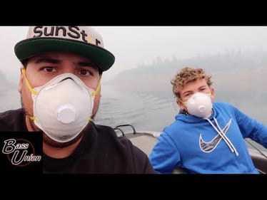 Bass Fishing Durring The Camp Fire