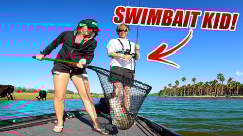 Fishing with GRANT LANGMORE! (The Swimbait Kid)