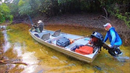 We FOUND a HIDDEN POND with MONSTER FISH!!