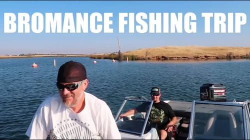 Fishing the Lake Oroville Afterbay, Never a dull moment fishing with these two.