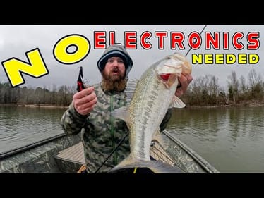 No Electronics Needed! Old School Bass Fishing!