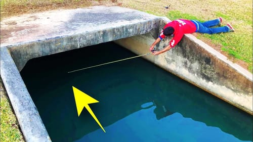 MONSTER FISH from DARK CITY TUNNEL!! (UNEXPECTED)