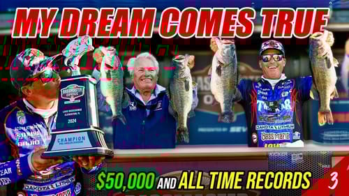 DREAM COME TRUE - $50,000 and ALL TIME Records - Bassmaster Open Okeechobee (FINALS) - UFB S4 E03