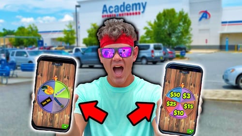 Spin Wheel Picks WHERE i Shop And HOW MUCH i Spend (Fishing Challenge)