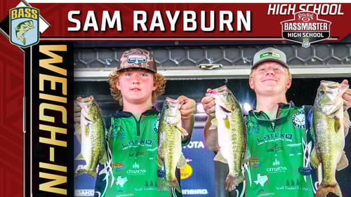 Bassmaster High School/Junior Weigh-in at Sam Rayburn