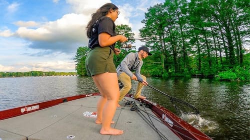 My Girlfriend Caught The MONEY FISH during a fishing tournament